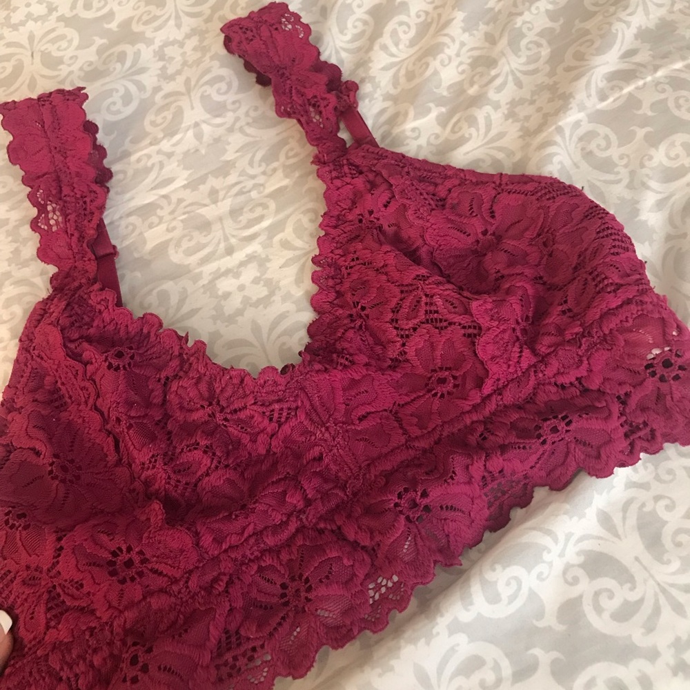 Pink Lace Bralette